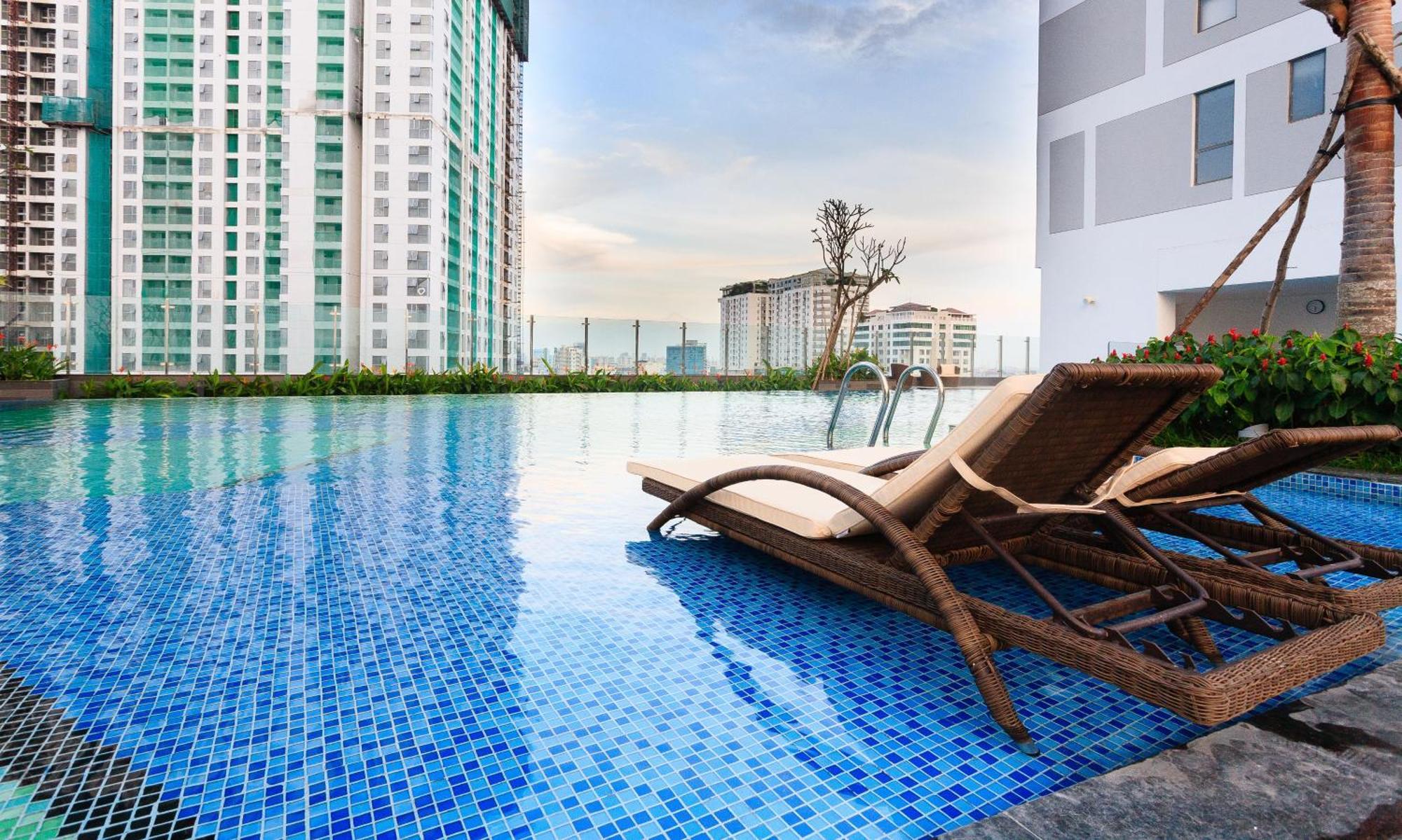 Min' Apartment - Rivergate Residence Downtown Bui Vien - Free Pool Ho Si Minh-város Kültér fotó